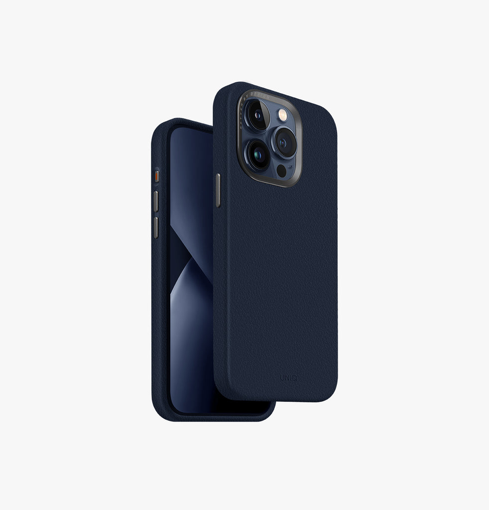 Uniq Hybrid Lyden MagSafe Case for iPhone 15 Pro - Navy Blue 