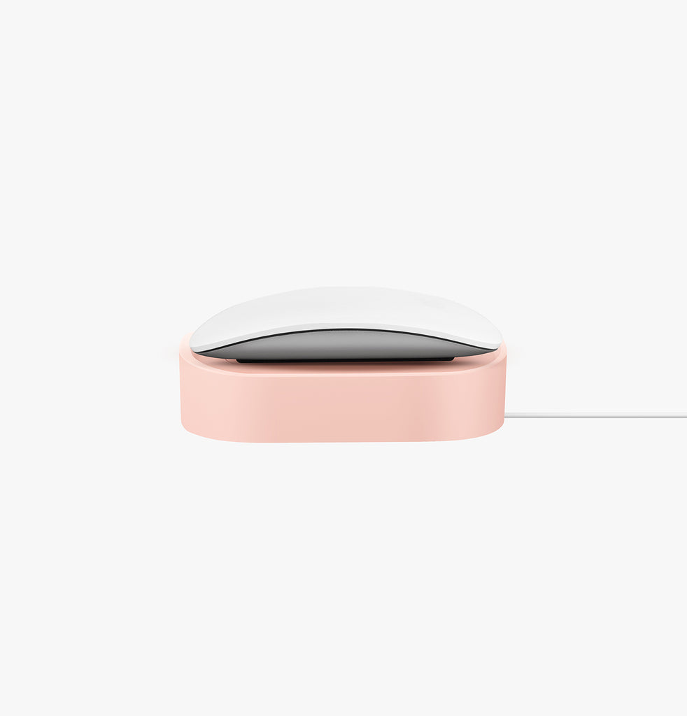 Uniq Nova Compact Magic Mouse Dock With Cable Loop - Blush Pink 