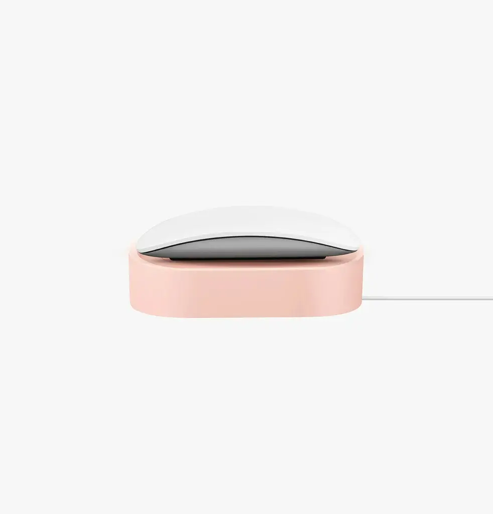 Uniq Nova Compact Magic Mouse Dock With Cable Loop - Blush Pink 