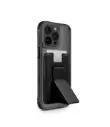 SkinArma Bundle Saido Kado Mag-Charge Card Holder + Saido MagSafe Case for iPhone 15 Pro - Black 