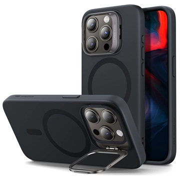 ESR iPhone 15 Pro Max Cloud Soft Case with Stash Stand (HaloLock)