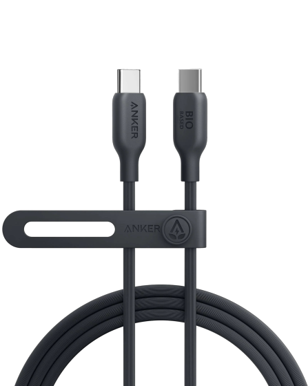 Anker 544 USB-C to USB-C Cable 140W (Bio-Based) -  3ft black 