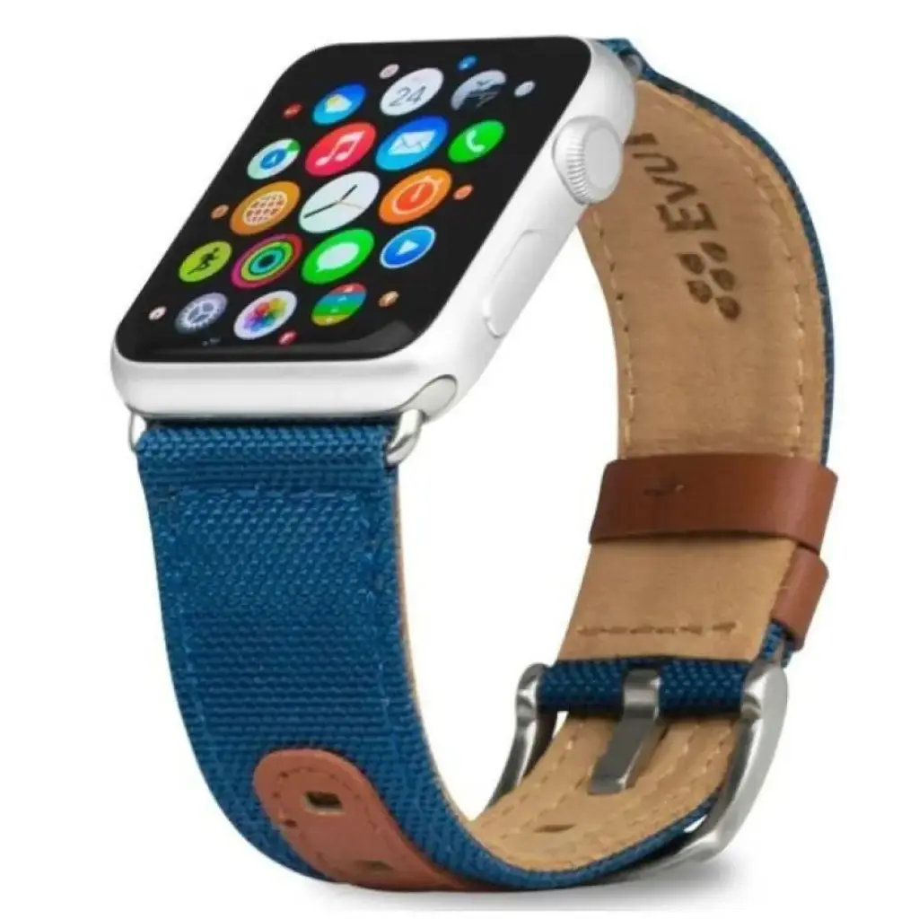 Evutec Apple Watch Band 45mm/44mm/42mm/Ultra Northill - Tweed/Tan