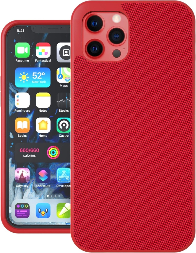 EVUTEC CASE IPHONE 12 PRO RED
