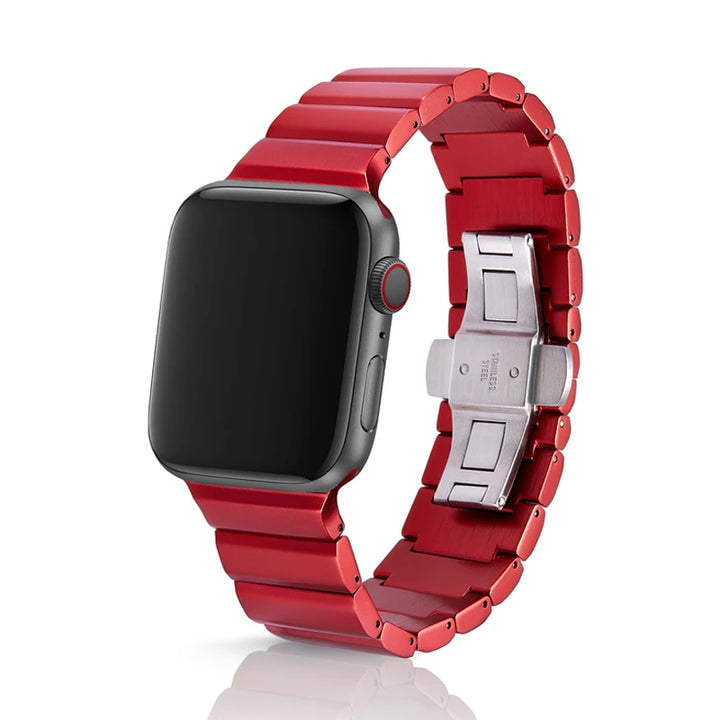 juuk apple watch strap REVO (STEEL)  42-44-45-49mm red
