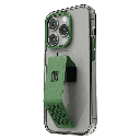 Levelo Morphix Clara Gripstand iPhone 14 Pro Max IMD Clear Back Case - Green