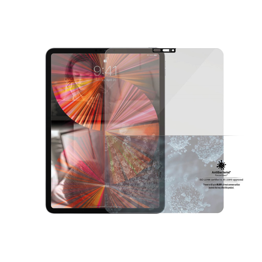 حماية شاشة PanzerGlass® لآيباد Pro 11 (2018، 2020-2022، 2024) و Air 10.9 (2020، 2022)
