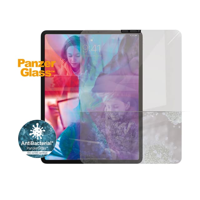 حماية شاشة PanzerGlass Swarovski CamSlider مضادة للبكتيريا لآيباد Pro 12.9