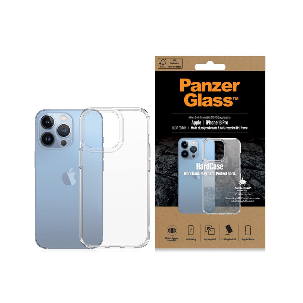 حماية شاشة PanzerGlass مضادة للبكتيريا لآيفون 13 Pro Max (6.7 إنش) – 2743