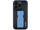 Santa Barbara Polo Parker Magnetic Bracket Genuine Santa Barbara Leather Case  iPhone14 Pro-Blue