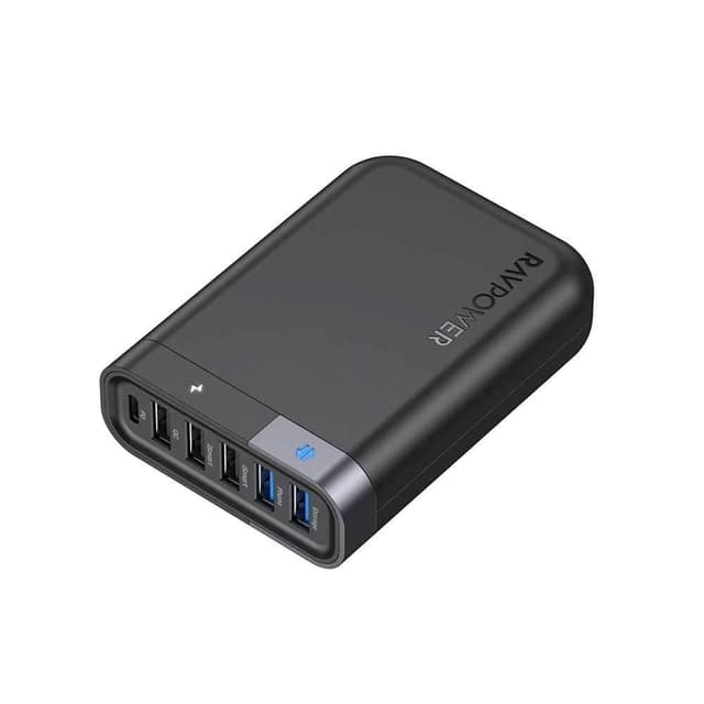 شاحن USB RAVPower FileHub بـ 6 منافذ