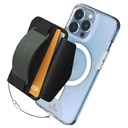 SINJIMORU M-BAND GRIP 3 IN 1 MAGSAFE WALLET GRIP STAND OLIVE GREY