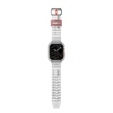 سير مع كفر 2 في 1 SKINARMA Saido لساعة Apple Watch مقاس 45/44 ملم – شفاف