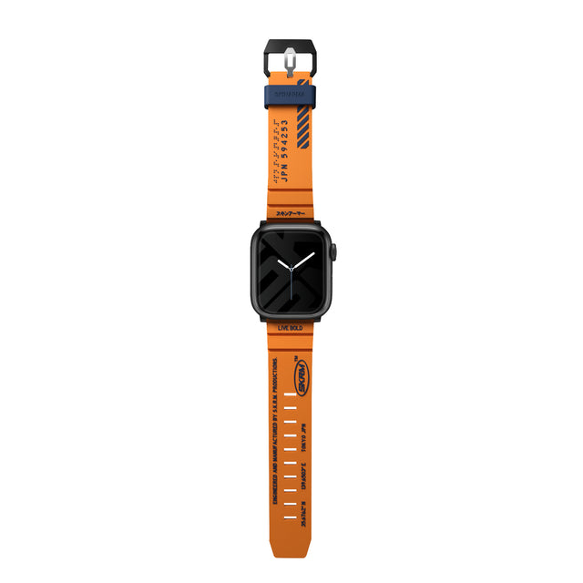 SkinArma Shokku Band for Apple Watch 42/44/45 - Orange 