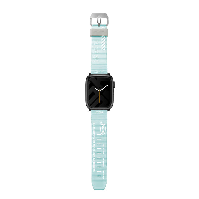 SkinArma Shokku Watch Strap for Apple Watch 45/4/42mm - Light Blue 