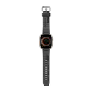 سير SKINARMA Shokku لساعة Apple Watch مقاس 49/45/44 ملم – رمادي مدخّن