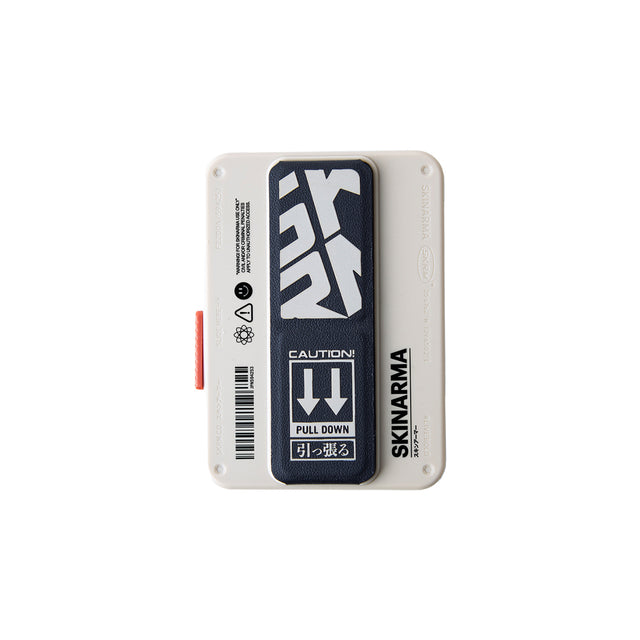SkinArma Mirage Magnetic Card Holder With Grip-Stand - Ivory
