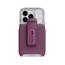 كفر Tech21 EvoMax MagSafe مع حامل حزام لـ iPhone 14 Pro - Frosted Purple