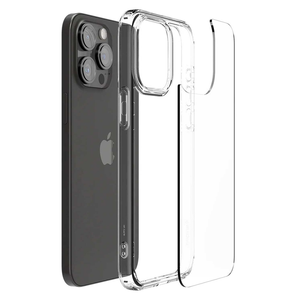 كفر Spigen Hybrid Crystal لـ iPhone 15 Pro Max - شفاف