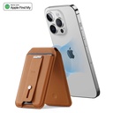 esr halolcok geo wallet grip stand  crame brown