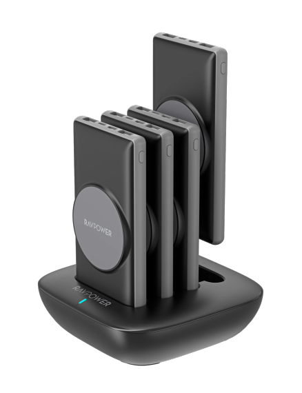 RAVPower RP-PB251 home charging combo Black  Version 10000mah power bank*4