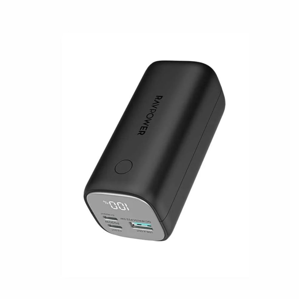 RAVPower RP-PB208 mini 14000mAhPD30W 3-Port Portable Power Bank Black Global Version