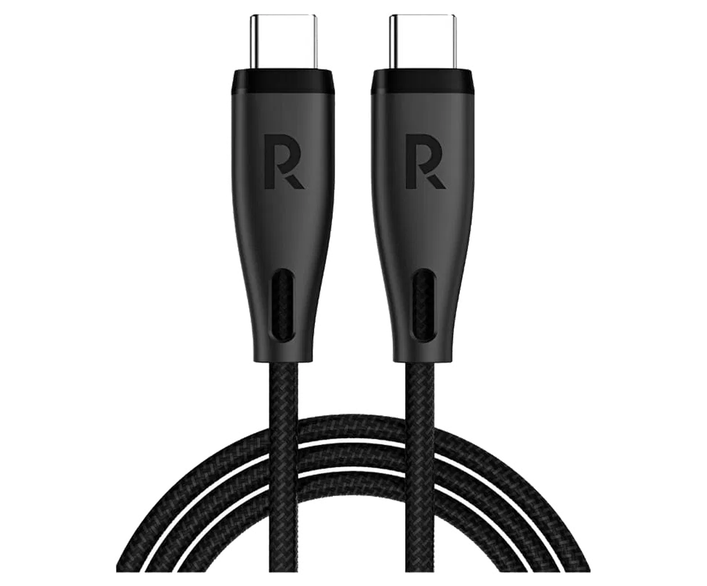 RAVPower RP-CB1037 60W C-C 1.2M USB2.0 3A Cable Black