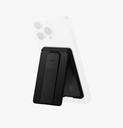 Uniq Heldro ID Magnetic Card Holder With Grip-Band and Stand - Midnight Black
