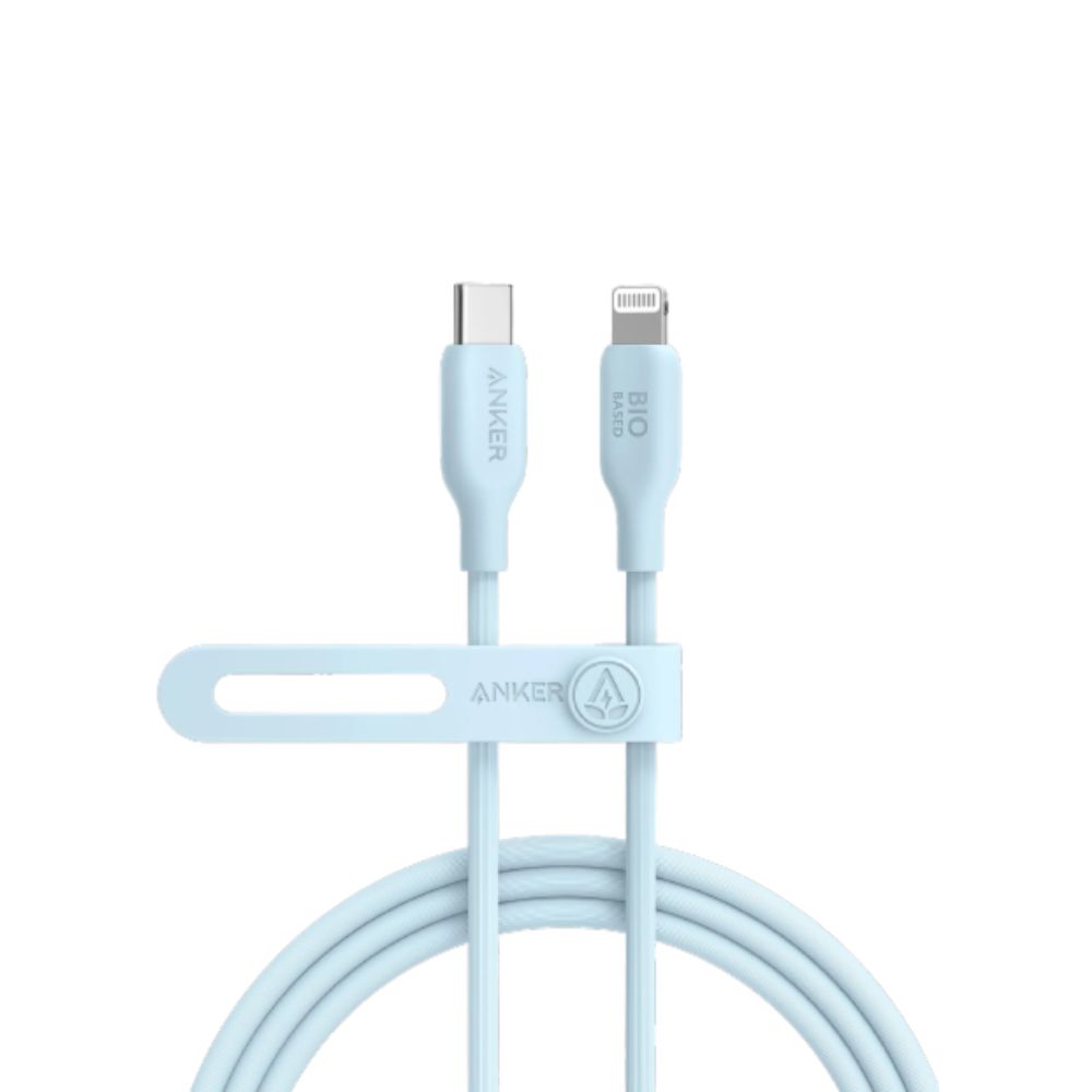 Anker 542 USB-C to Lightning Cable (Bio-Based) (0.9m/3ft) -Blue
