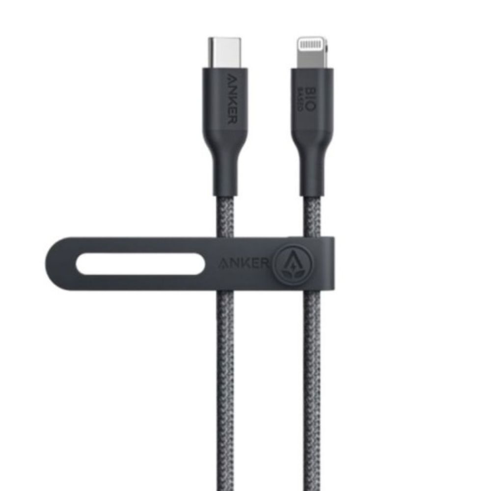 كابل أنكر 542 USB-C إلى لايتننغ بايو نايلون (0.9 متر / 3 أقدام) - أسود
