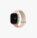 Uniq Revix Evo Reversible Strap For Apple Watch 49/45/44/42mm - Crepe Pink / Ivory