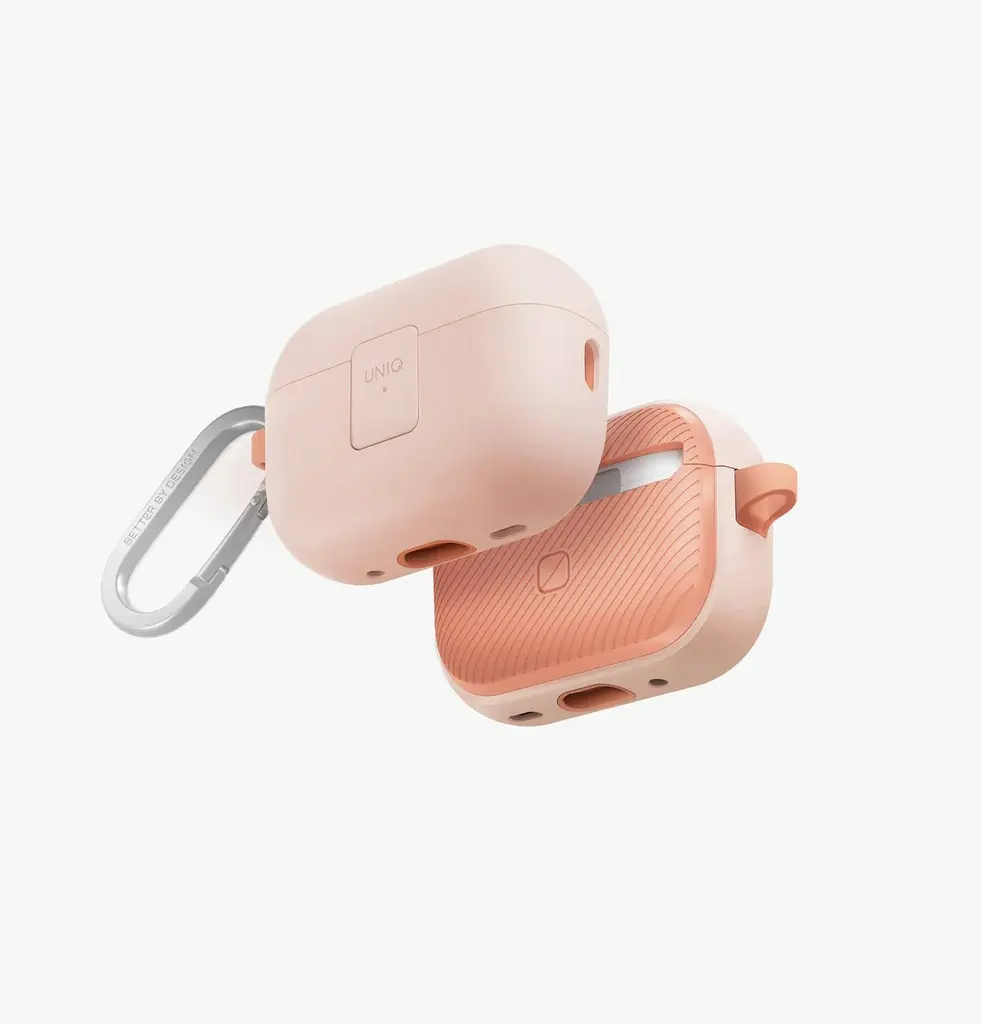 Uniq Clyde Lock Case for Airpods Pro 2 - Light Pink / Crepe Pink