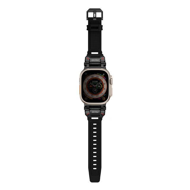 SkinArma Titon Watch Strap for Apple Watch 49/45/44mm - Black