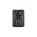 SkinArma Kado Kira Kobai Wallet Mag-Charge Card Holder with Grip Stand - Gunmetal
