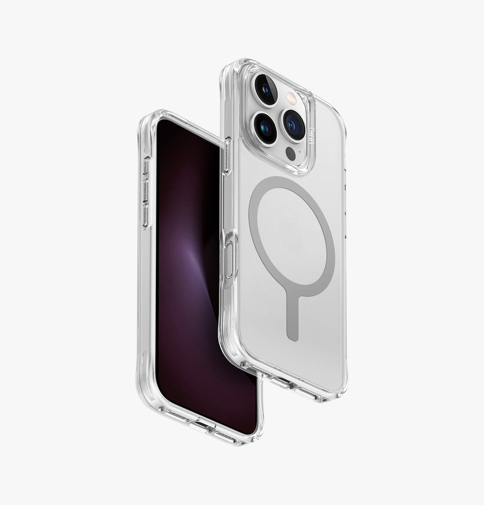 Uniq Hybrid Lifepro Xtreme MagSafe Case for iPhone 16 Pro Max - Dove Frost Clear