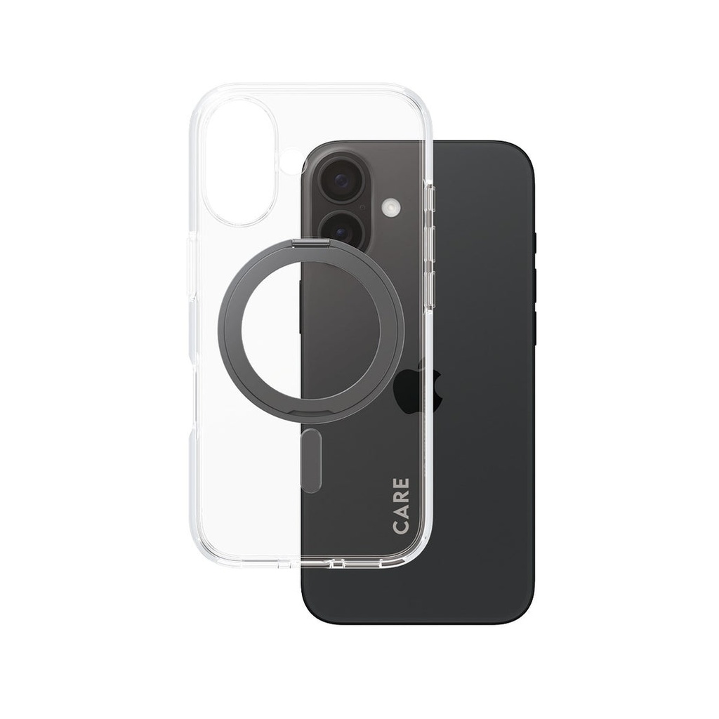 CARE by PanzerGlass® Case Feature Black Kickstand & MagSafe iPhone '24 6.1"