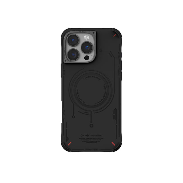 SkinArma Mecha MagSafe Case for iPhone 16 Pro - Black