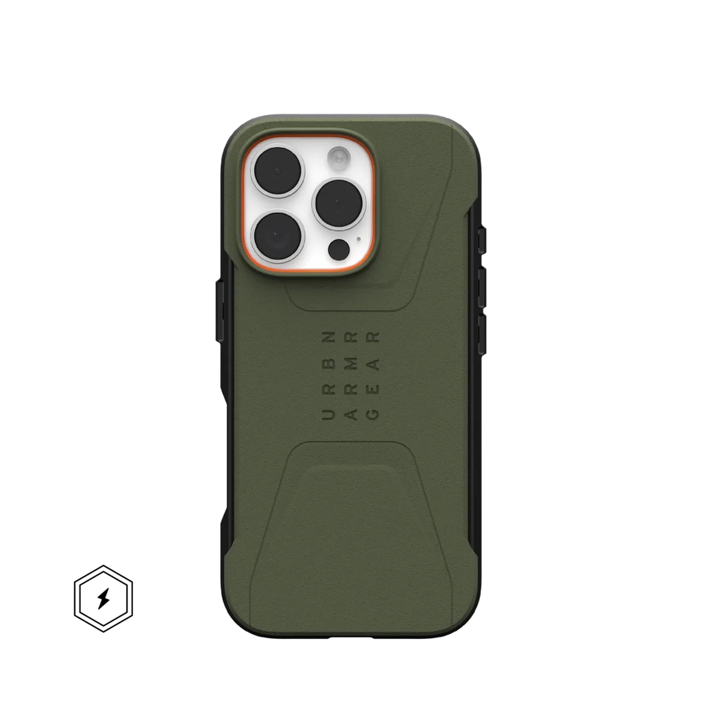 UAG iPhone 16 Pro Magsafe Civilian Case (Olive Drab)