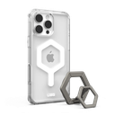 UAG iPhone 16 Pro Max Plyo MagSafe Bundle Ice White/Titanium Stand