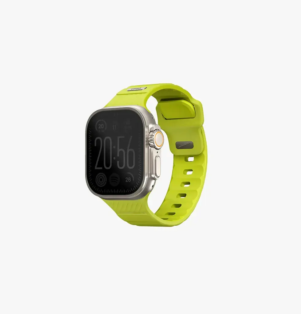 Uniq Stride FKM Strap for Apple Watch 49/45/44mm - Lime Green