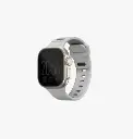 Uniq Stride FKM Strap for Apple Watch 49/45/44mm - Chalk Grey