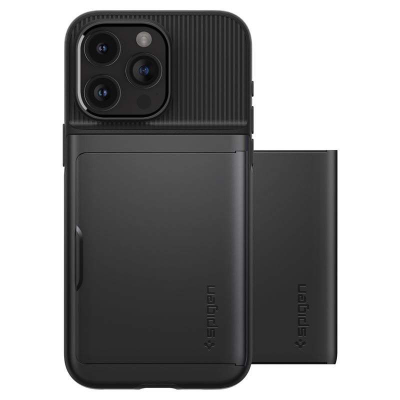 Spigen Armor Slim Case for iPhone 15 Pro Max - Black