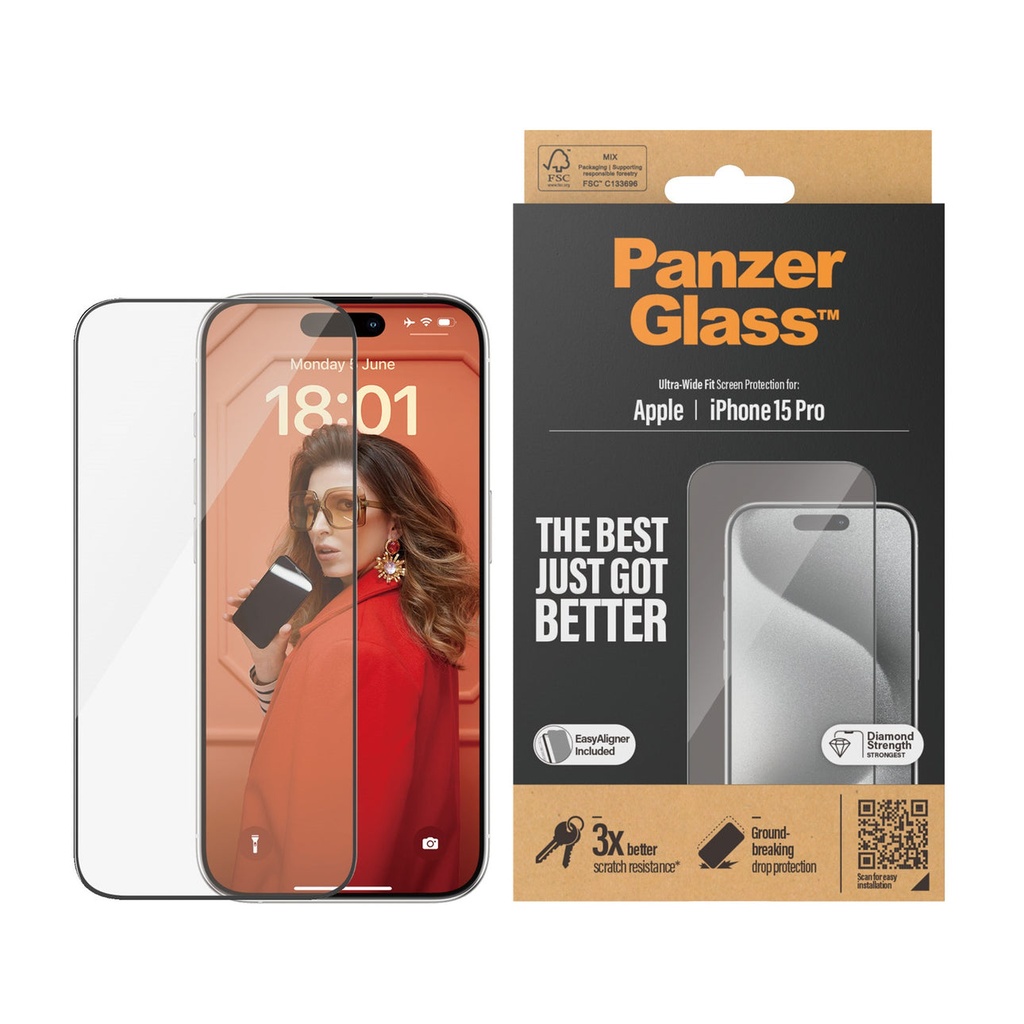 PanzerGlass iPhone 2023 6.7" | UWF | Clear
