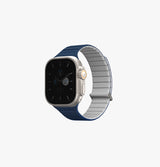 Uniq Revix Evo Reversible Strap For Apple Watch 49/45/44/42mm - Royal Blue / Chalk
