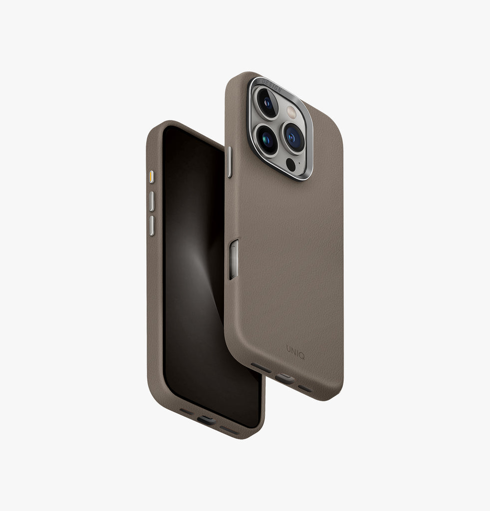 niq Hybrid Lyden Magsafe Case for iPhone 16 Pro Max – Flint Grey