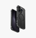 Uniq Hybrid Eleva MagSafe Case with Vertical Stand for iPhone 16 Pro Max – Carbon Black