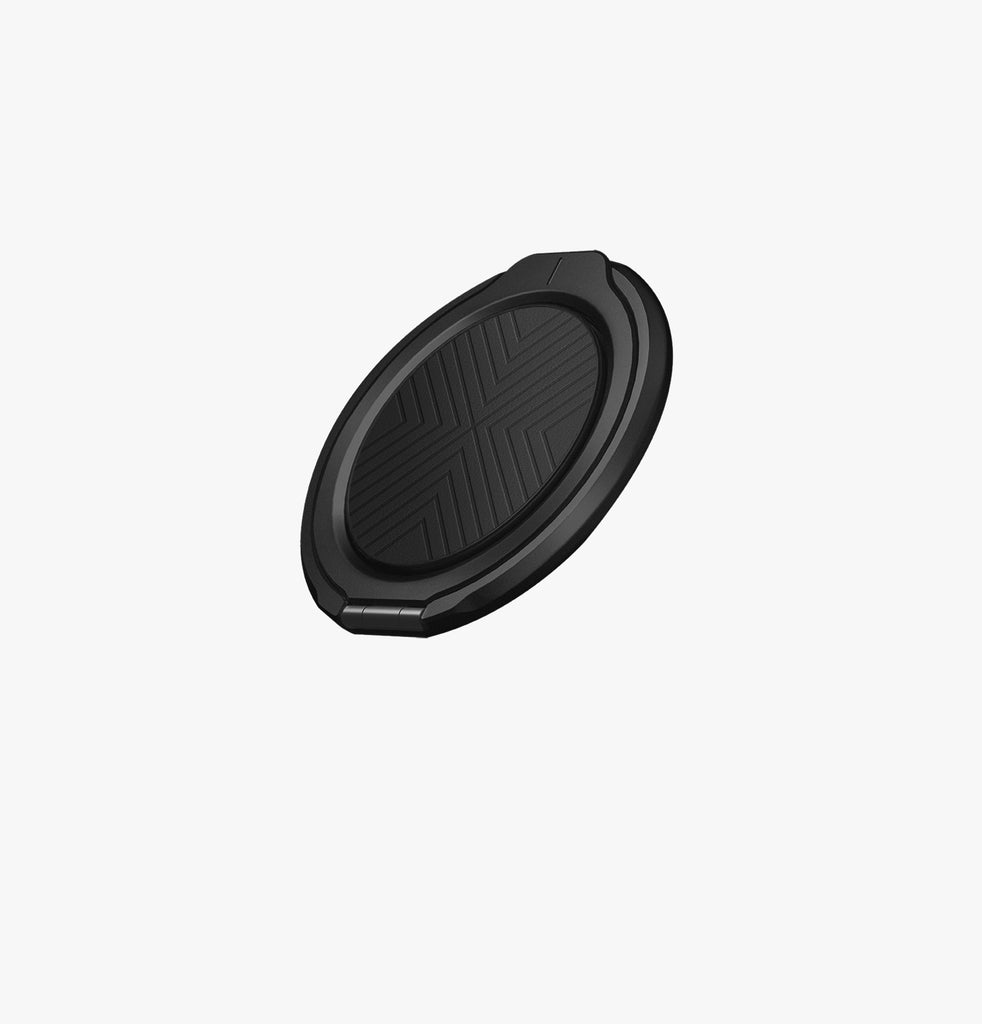 UNIQ GRIPFIT PREMIUM 360 MAGNETIC MOUNT & KICKSTAND - CARBON BLACK (CARBON BLACK)