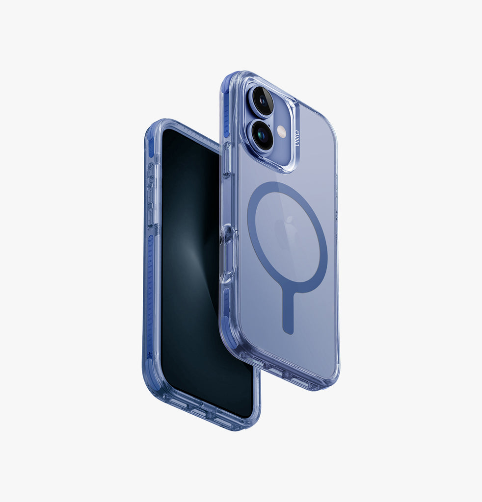 Uniq Hybrid Combat Magsafe Case For Iphone 16 - Pearl Blue