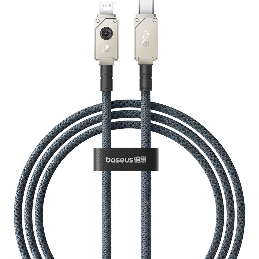 Baseus Unbreakable Series Fast Charging Data Cable Type-C to iP 20W 1m Stellar White