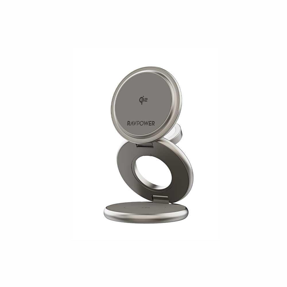 شاحن لاسلكي 3 في 1 قابل للطي RAVPower RP-WC1008 15W